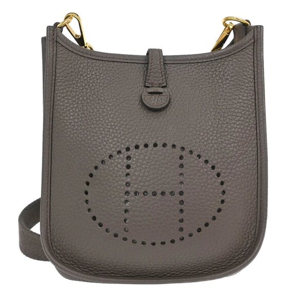 Hermes Etain Taurillon Clemence Evelyne TPM Shoulder Bag - Picture 1 of 10